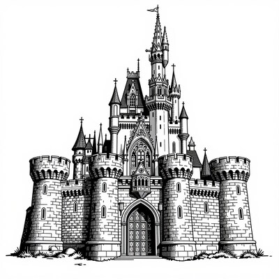 Gothic Fairy Tale Castle