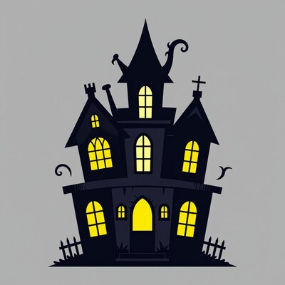 Haunted House Clipart