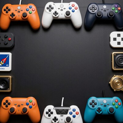 Colorful Gaming Controllers