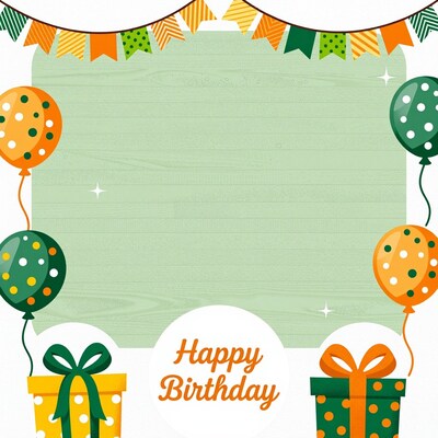 Happy Birthday Frame