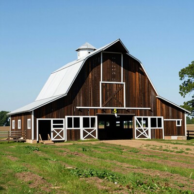Large Wooden Barn
