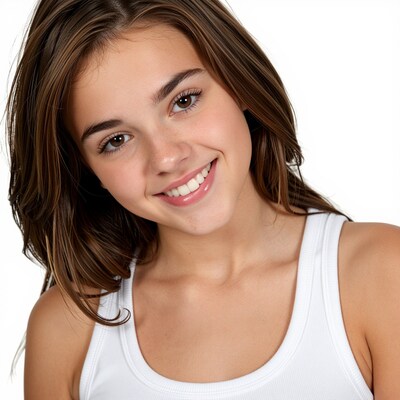 Smiling young woman portrait