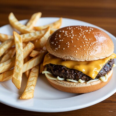 Cheeseburger and French Fries