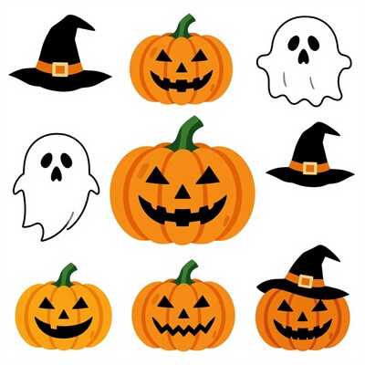 Halloween Icons Set
