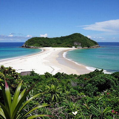 Tropical Island Beach Paradise