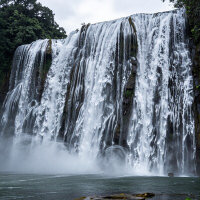 Massive Waterfall Cascade
