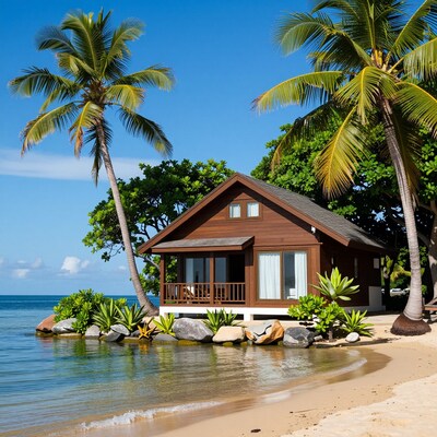 Tropical Beach Cabin