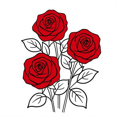Red Roses Bouquet