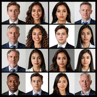 Diverse Business Team Portraits