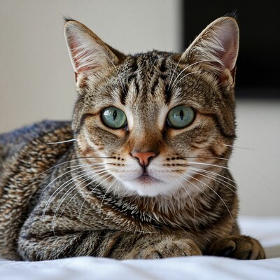 Tabby Cat Portrait