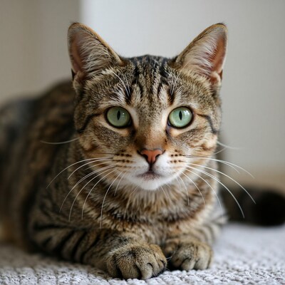 Tabby Cat Portrait