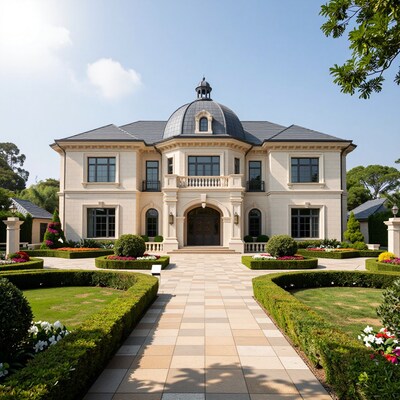 Luxury Mansion with Formal Garden
