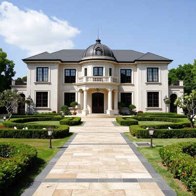 Luxury Mansion with Formal Garden