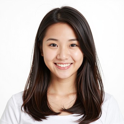 Smiling Asian Woman Portrait
