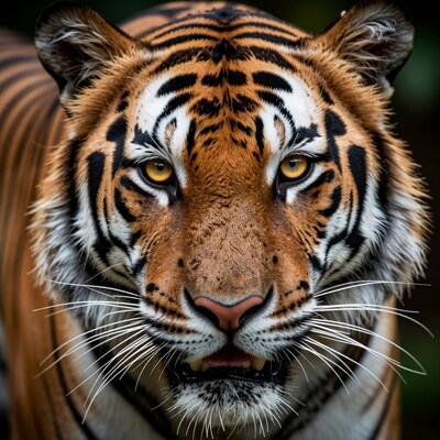 Close-up Tiger Face