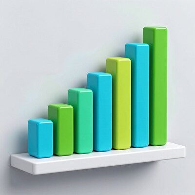 Colorful 3D Bar Graph