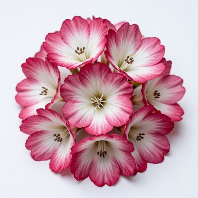 Pink and White Lisianthus Flowers