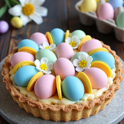 Easter Egg Tart Dessert