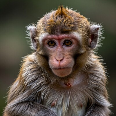 Cute Monkey Portrait