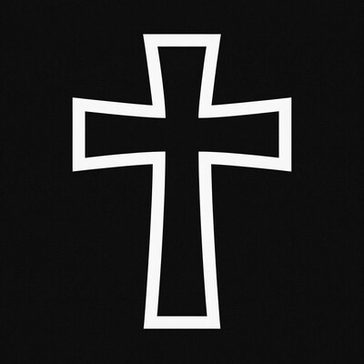 White Christian Cross