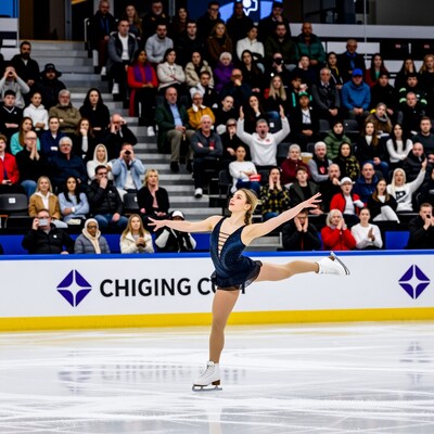 Female Figure Skater Performing