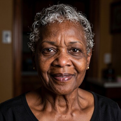Elderly Black Woman Portrait