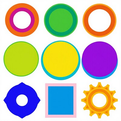 Colorful Geometric Shapes