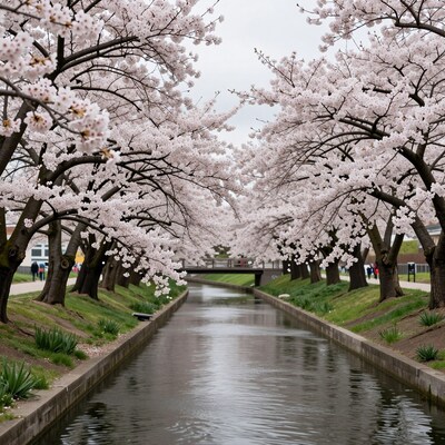 Cherry Blossom Canal