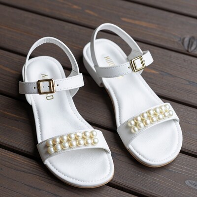 White Pearl Sandals