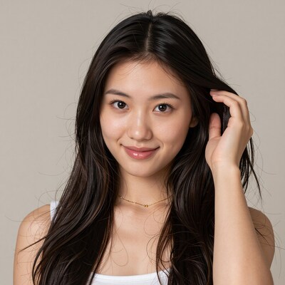 Young East Asian woman portrait