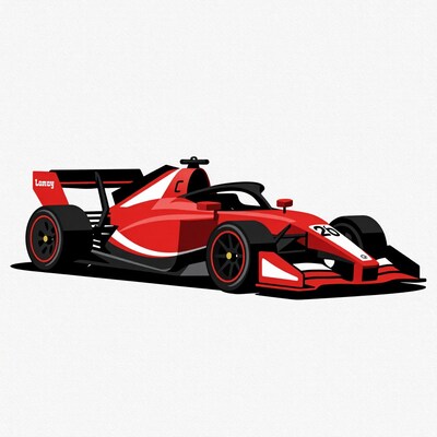 Red Formula 1 Race Car