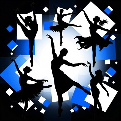 Ballet Dancers Silhouettes