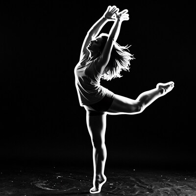 Female Dancer in Dramatic Pose