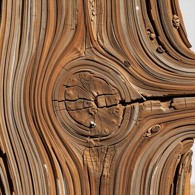 Ancient Wood Grain Knot