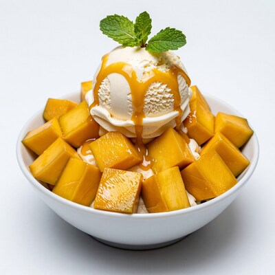 Mango Ice Cream Bowl