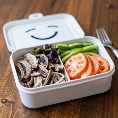 Smiley Face Bento Box Lunch