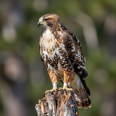 Red-tailed Hawk Perched
