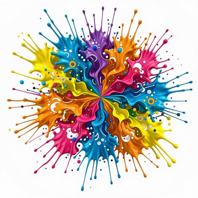Colorful Paint Splash
