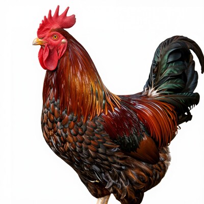 Vibrant Rooster Portrait