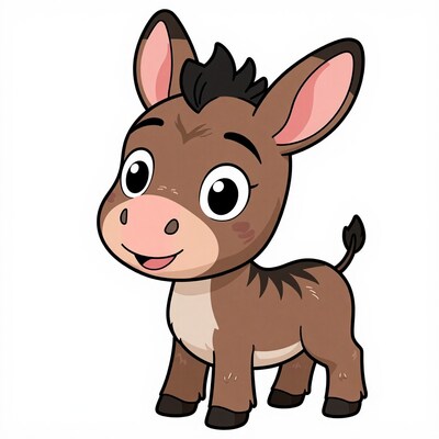 Cartoon Donkey