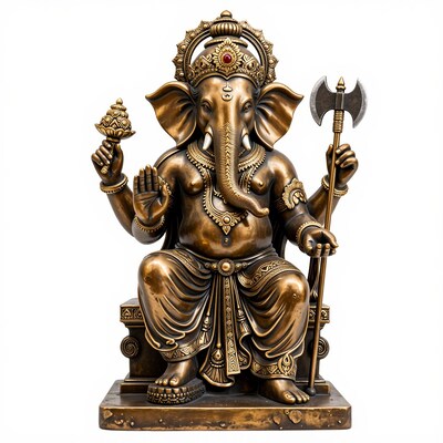 Ganesha Bronze Statue