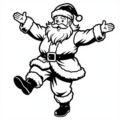 Dancing Santa Claus