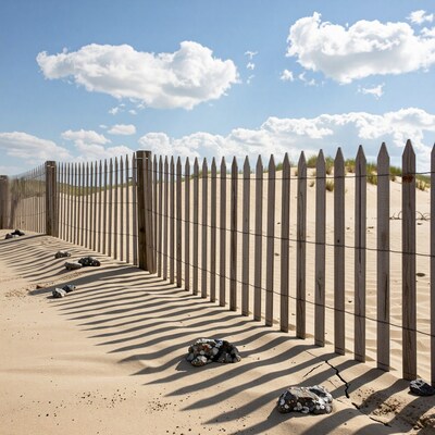 Beach Sand Fence Dunes