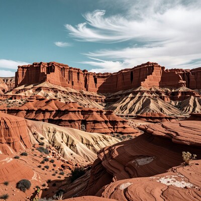Red Rock Desert Landscape
