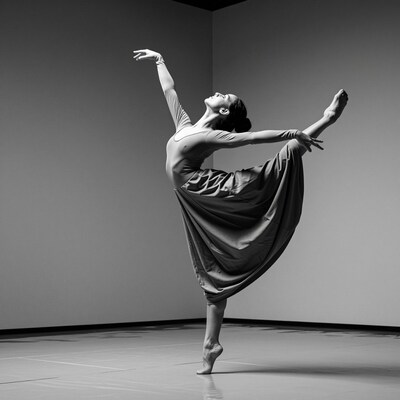 Ballerina in Dramatic Pose