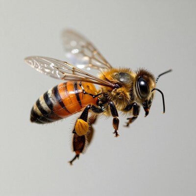 Flying Honey Bee