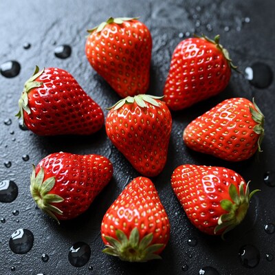 Fresh Red Strawberries