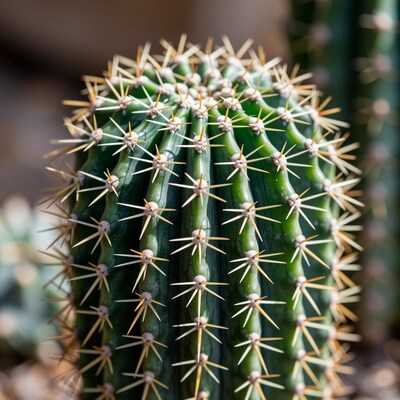 Close-up Green Cactus