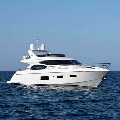 White Luxury Yacht