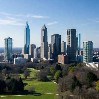 Atlanta Skyline from Piedmont Park